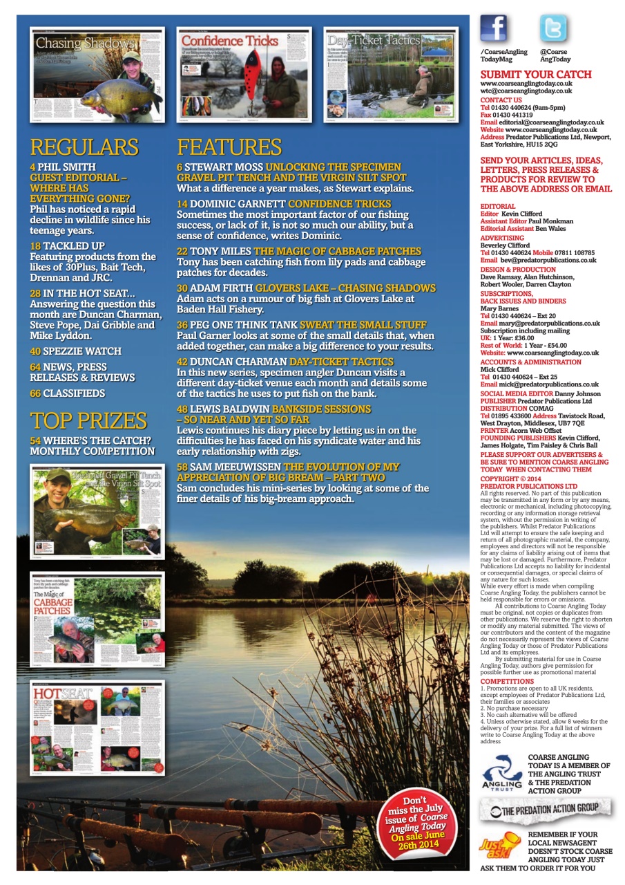Coarse Angling Today Preview Pages