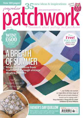 Popular Patchwork Magazine issue June 2014