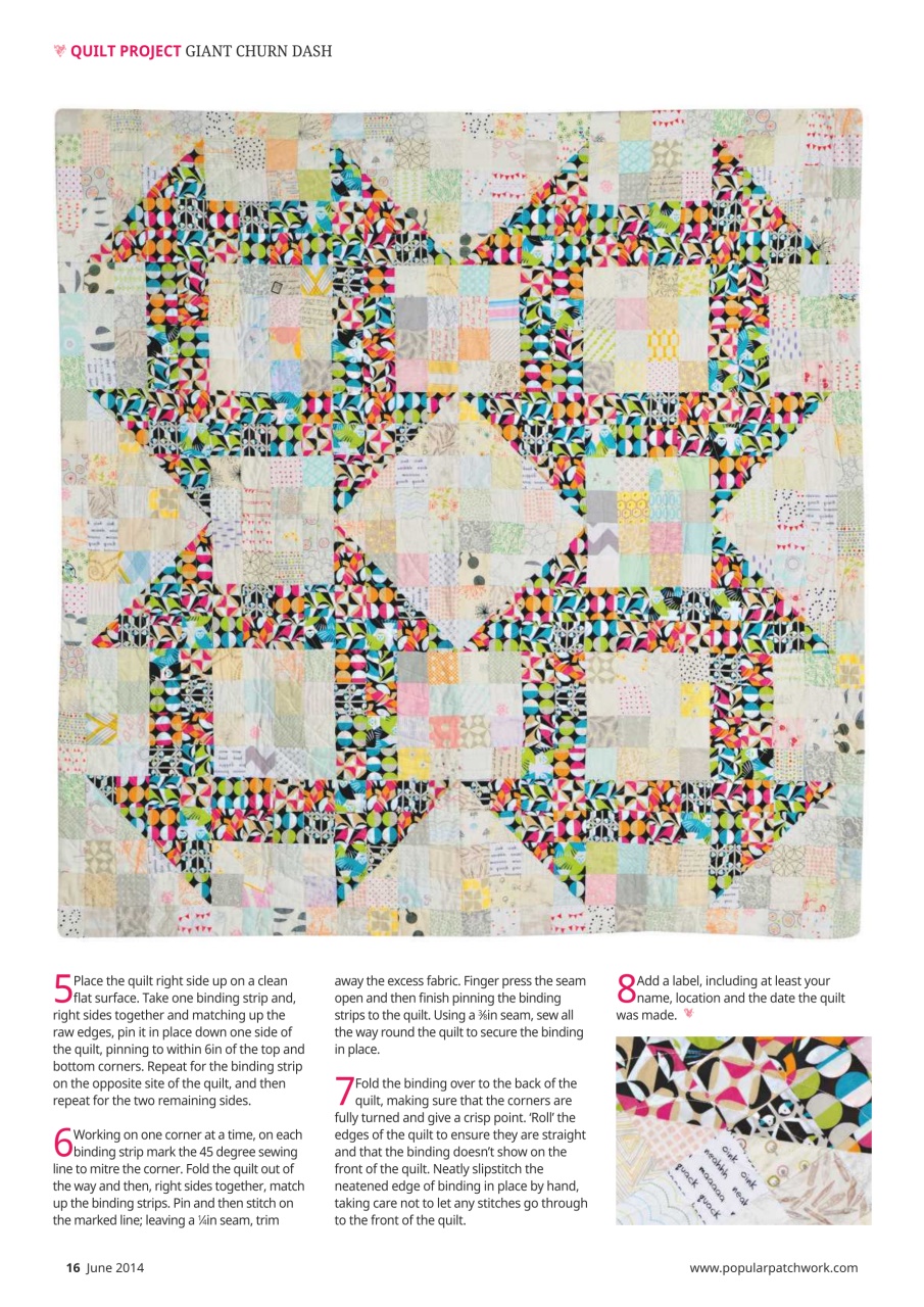 Popular Patchwork Magazine Preview Pages