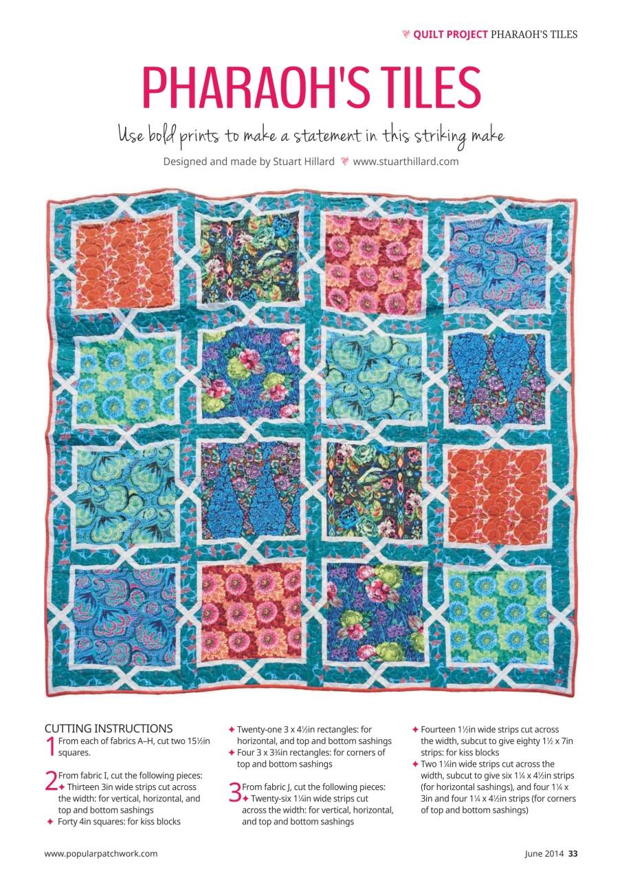 Popular Patchwork Magazine Preview Pages
