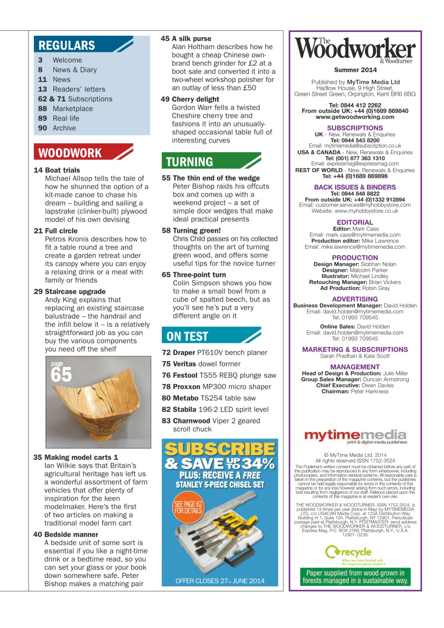 The Woodworker Magazine Preview Pages