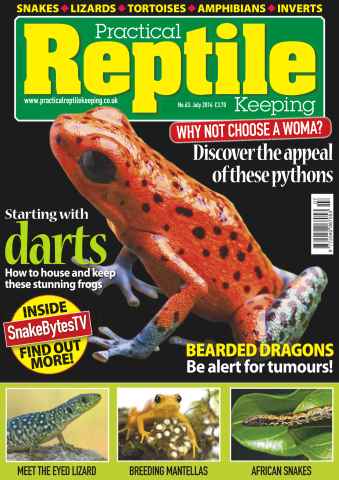 Practical Reptile Keeping issue No.63 Starting with Darts