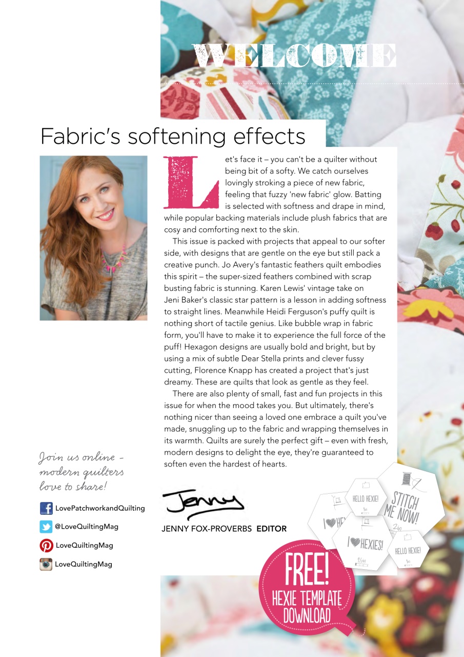 Love Patchwork & Quilting Preview Pages