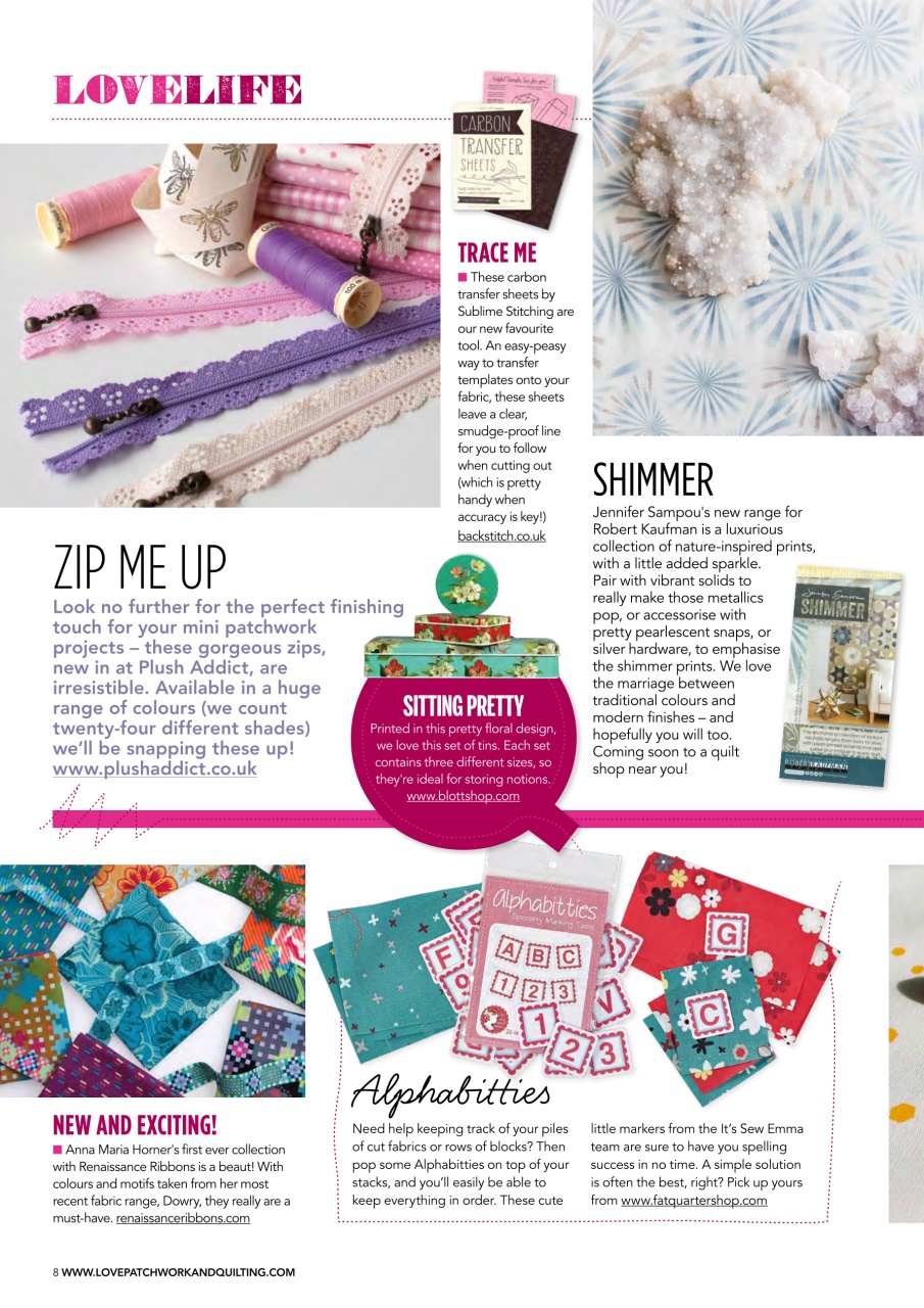 Love Patchwork & Quilting Preview Pages