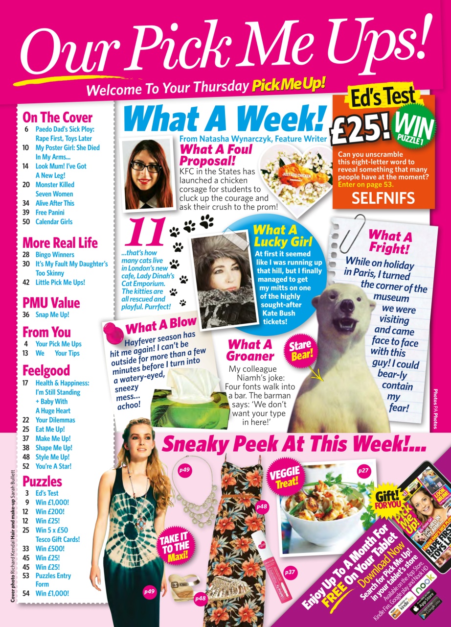 Pick Me Up Preview Pages