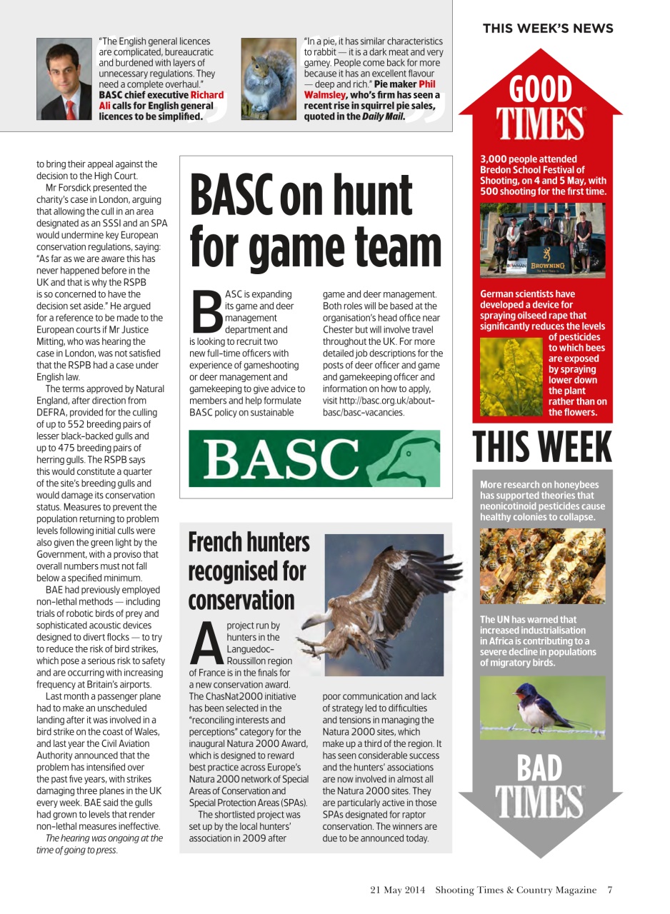 Shooting Times & Country Preview Pages
