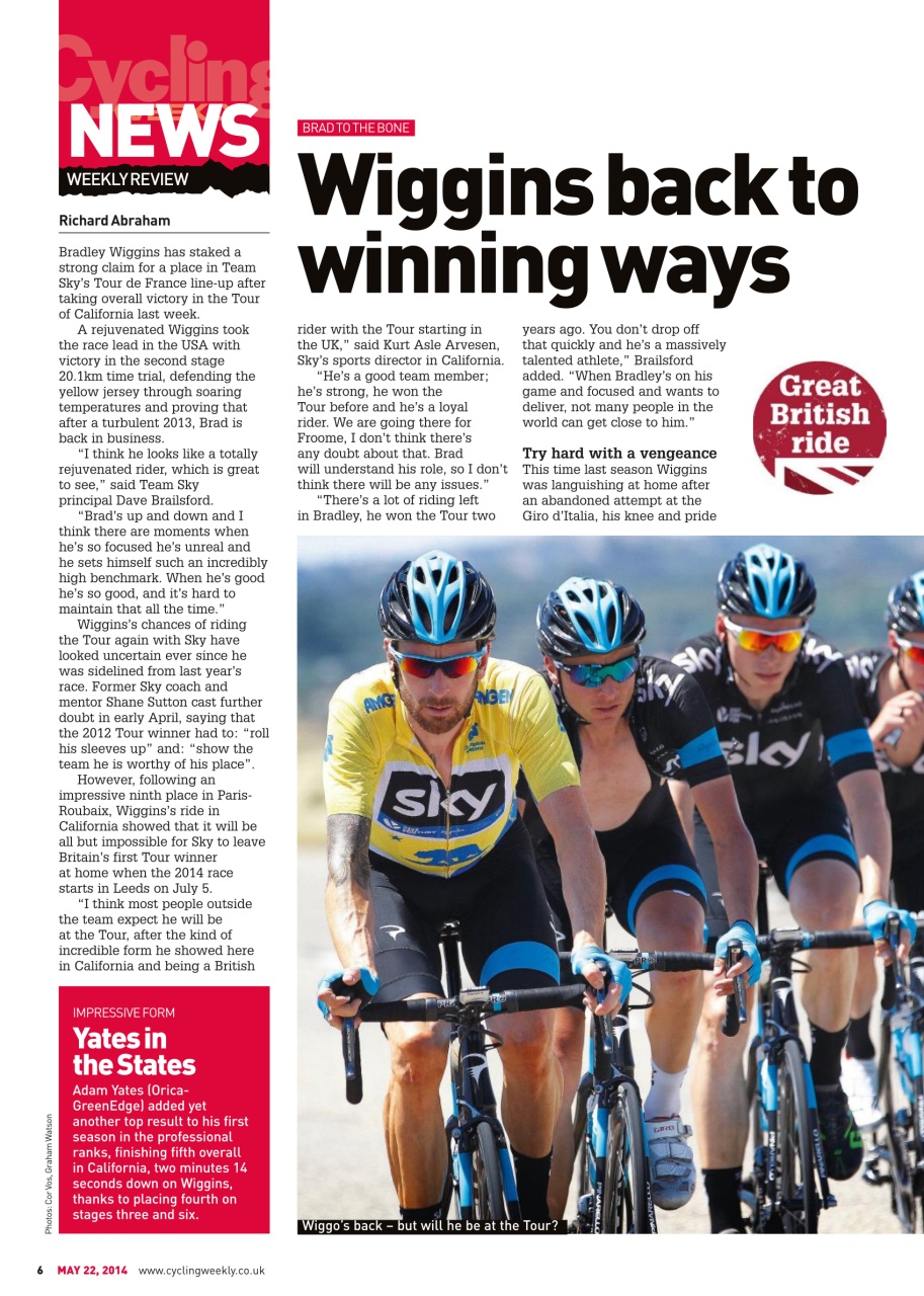 Cycling Weekly Preview Pages