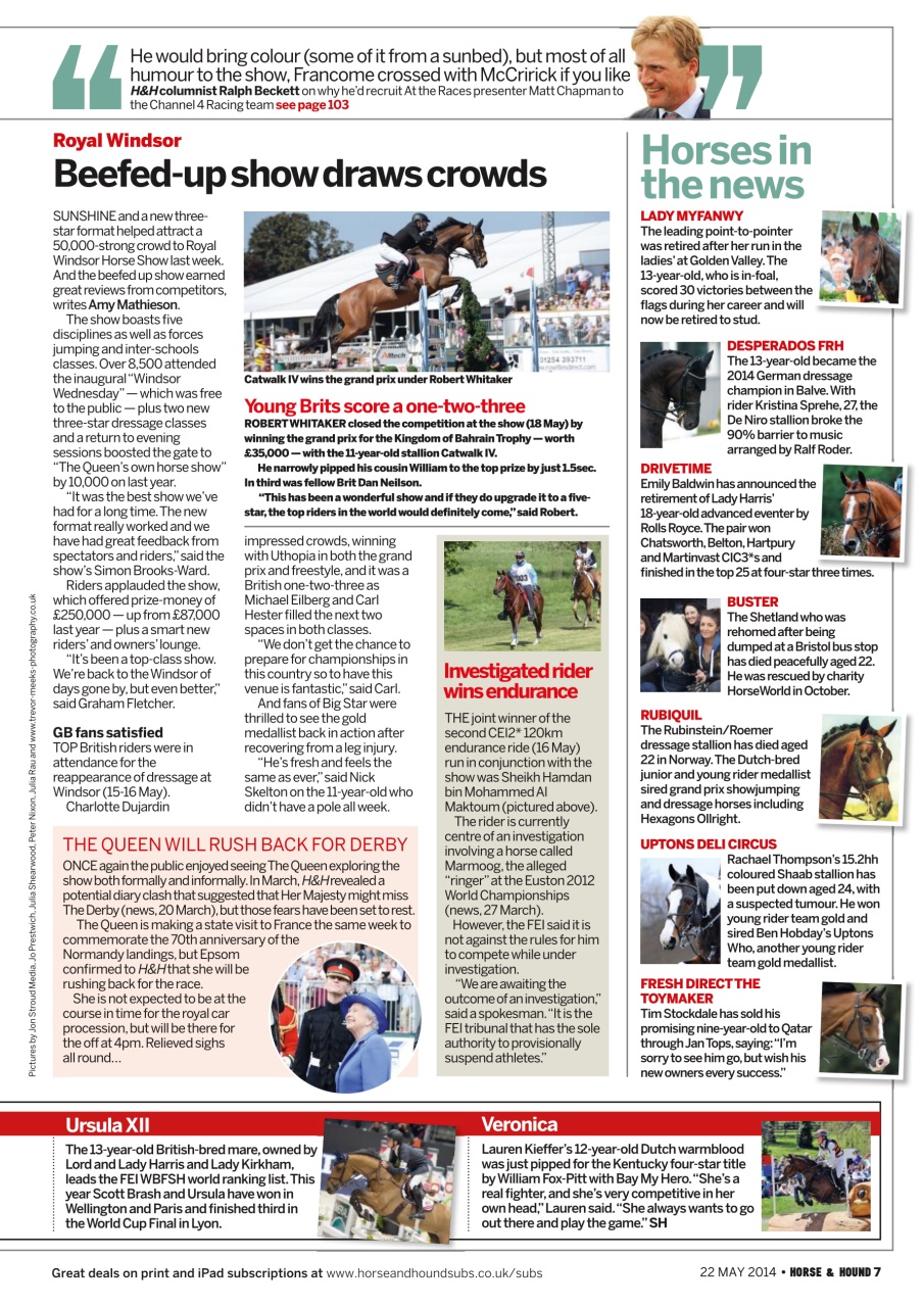 Horse & Hound Preview Pages