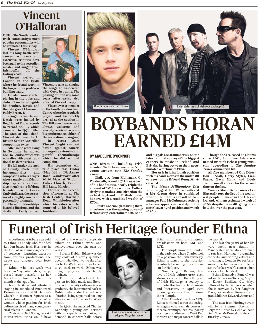 Irish World Preview Pages