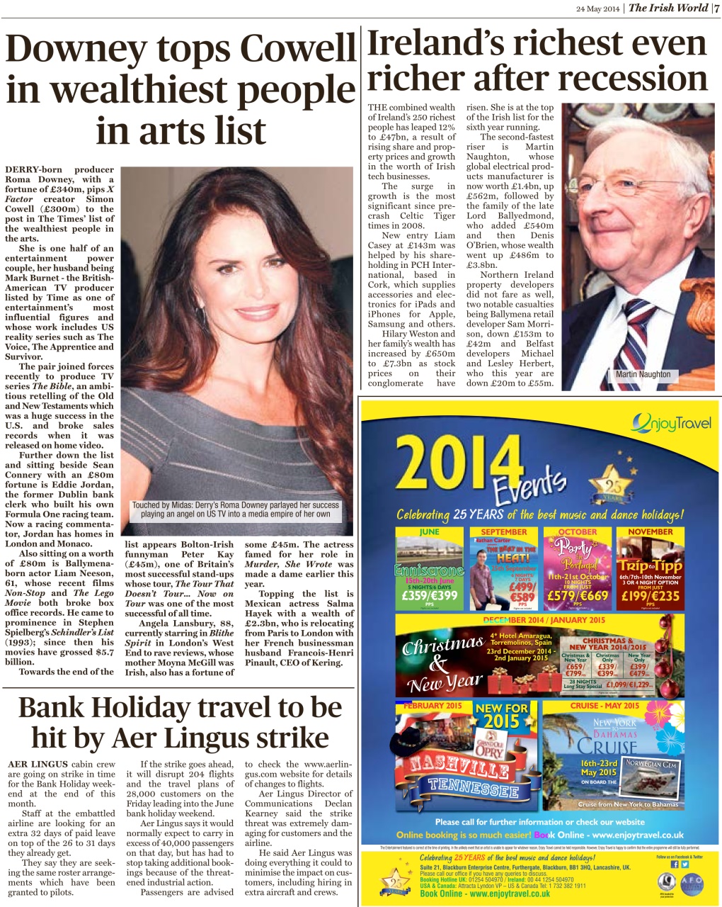 Irish World Preview Pages