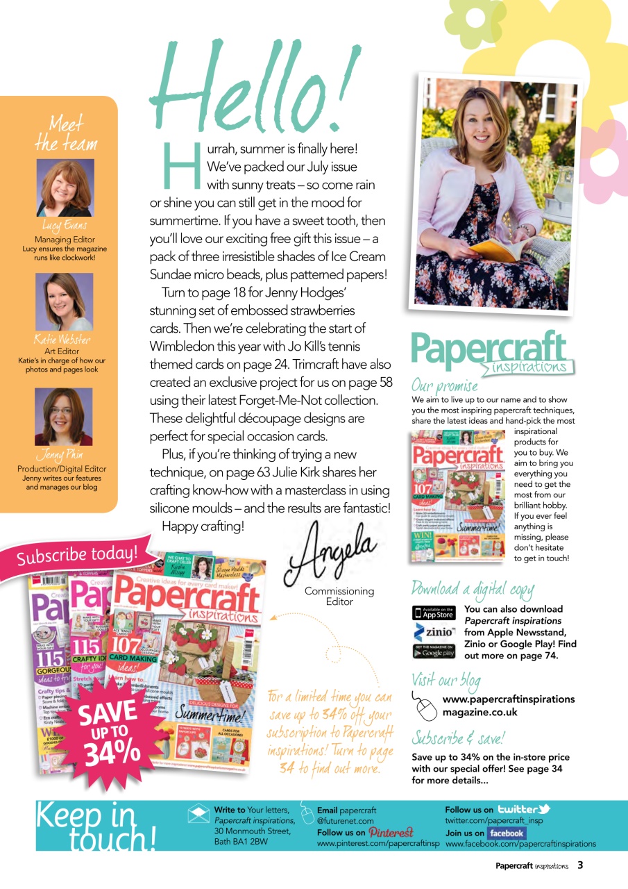 Papercraft Inspirations Preview Pages