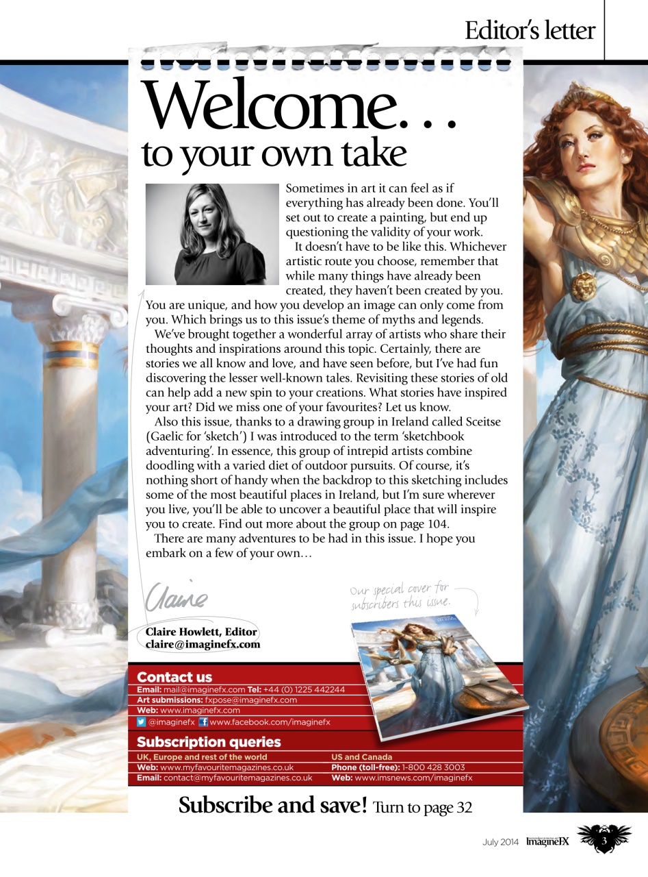 ImagineFX Preview Pages