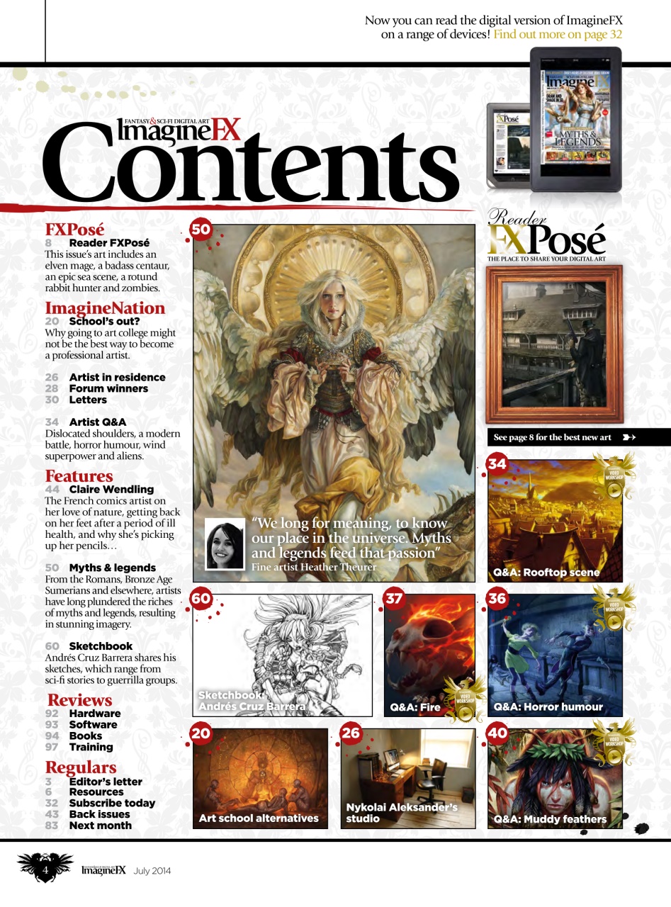 ImagineFX Preview Pages