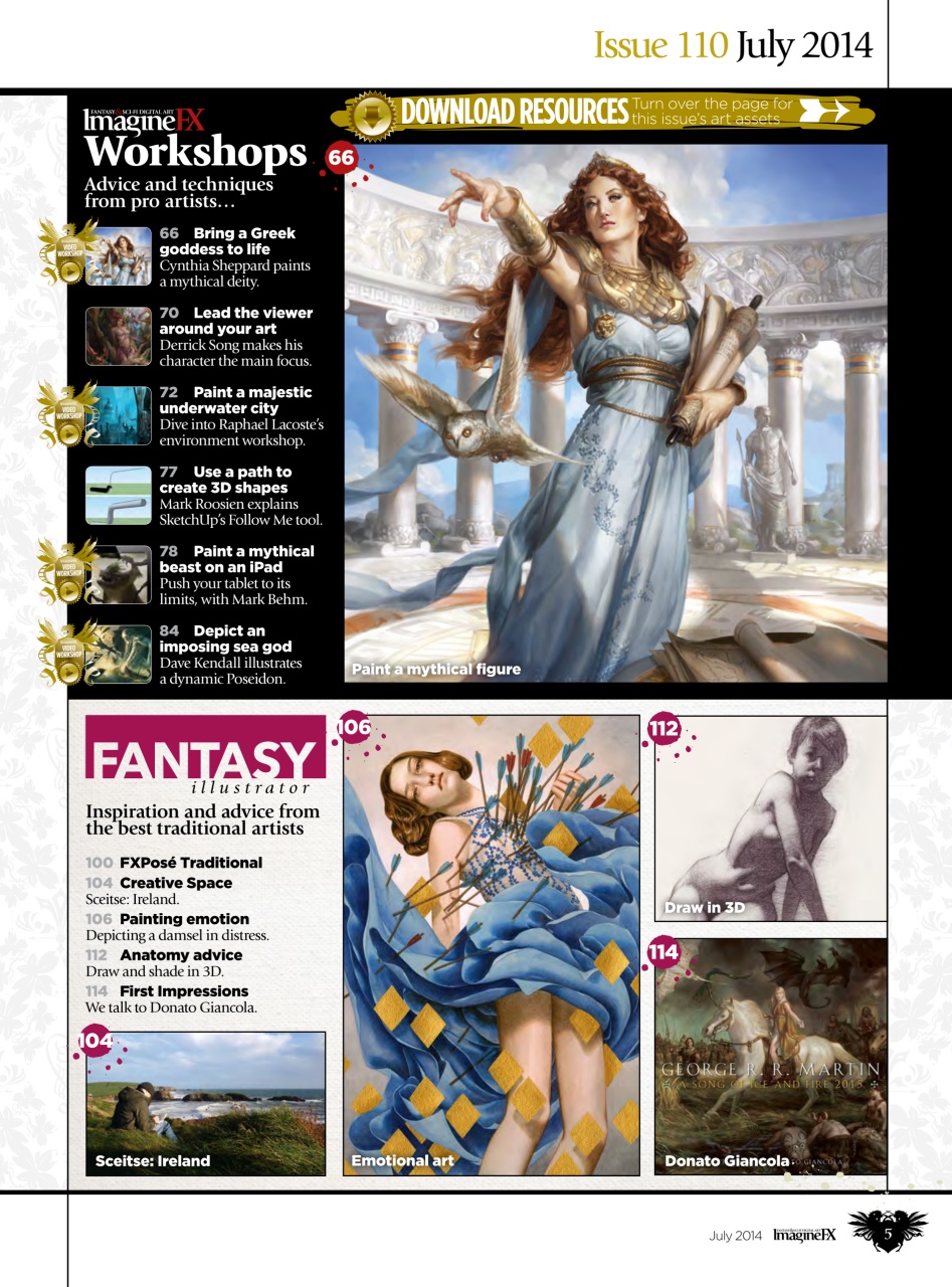 ImagineFX Preview Pages