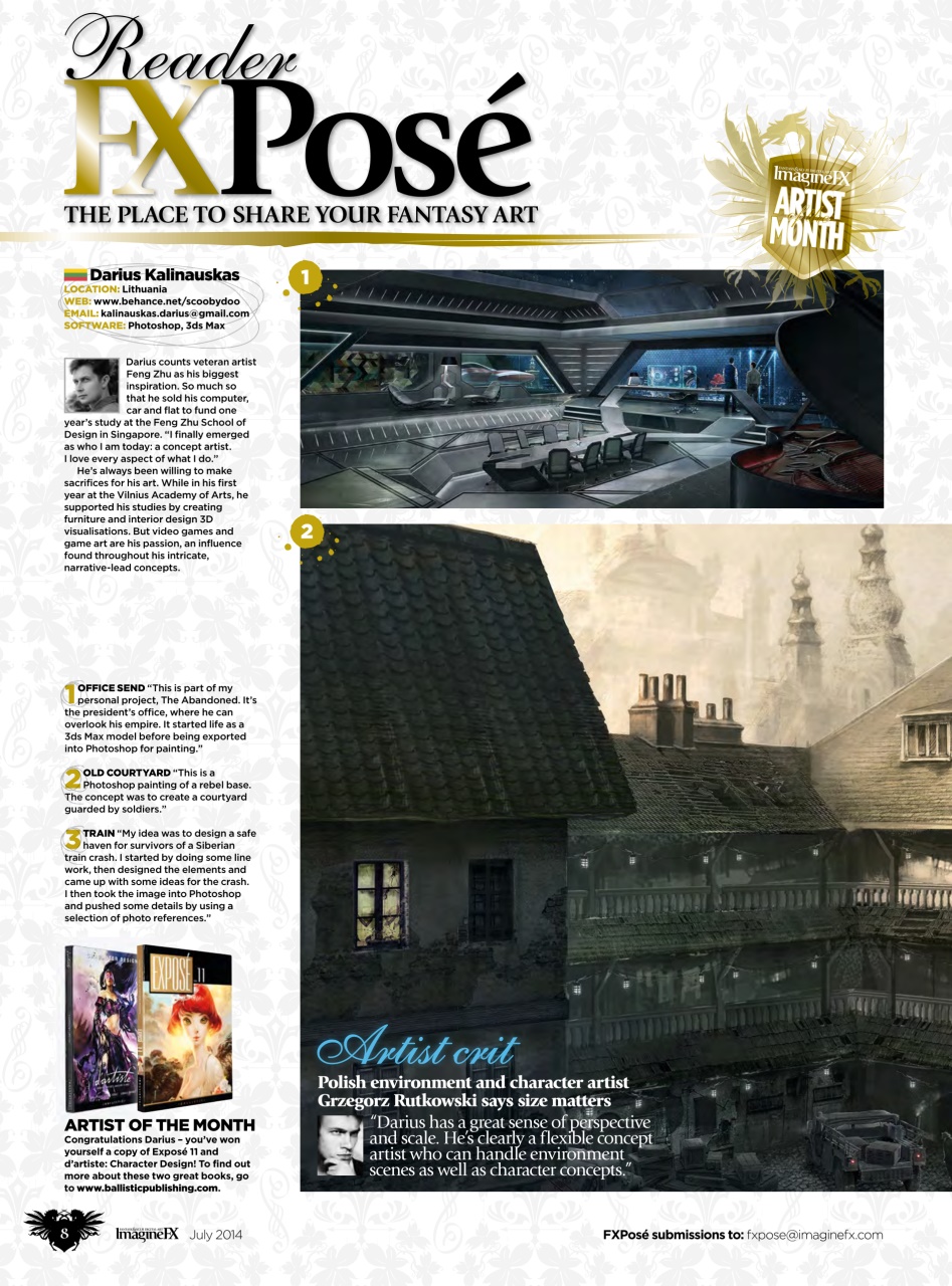 ImagineFX Preview Pages