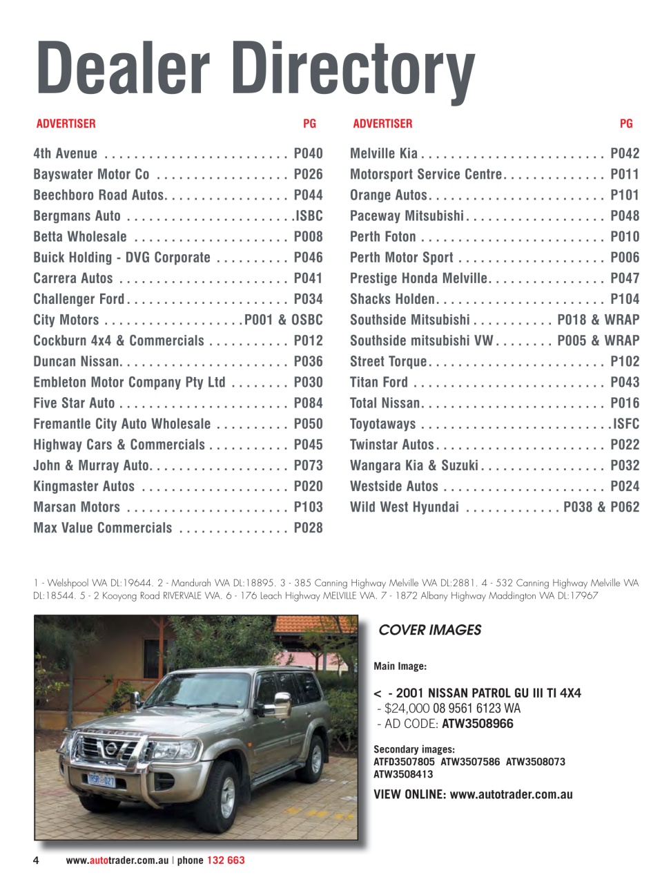 AutoTrader Preview Pages