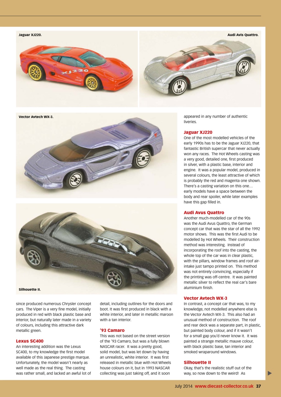 Diecast Collector Preview Pages