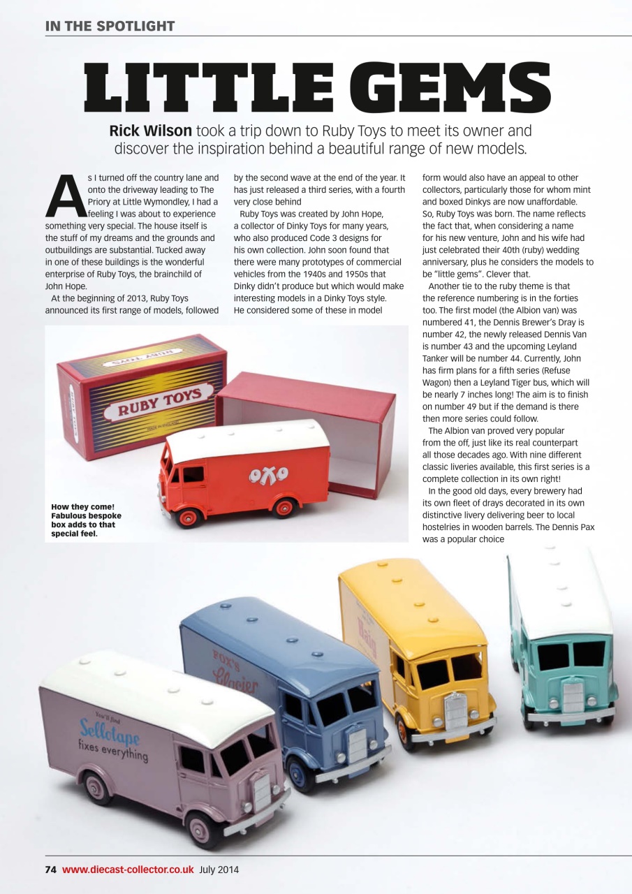 Diecast Collector Preview Pages
