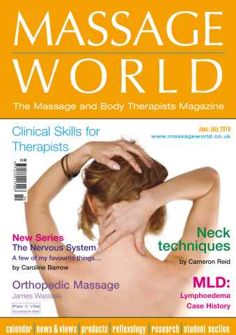 Massage World issue Massage World Jun-Jul 2010