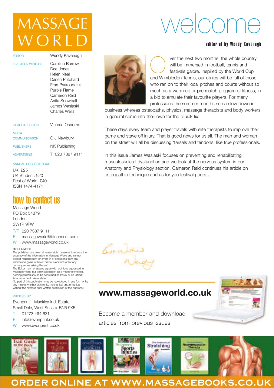 Massage World Preview Pages