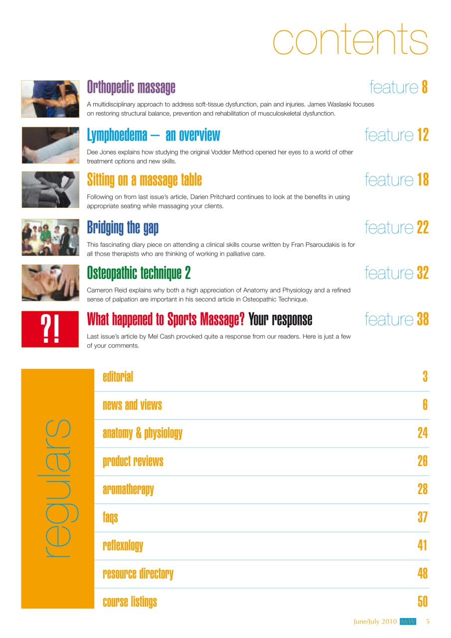 Massage World Preview Pages