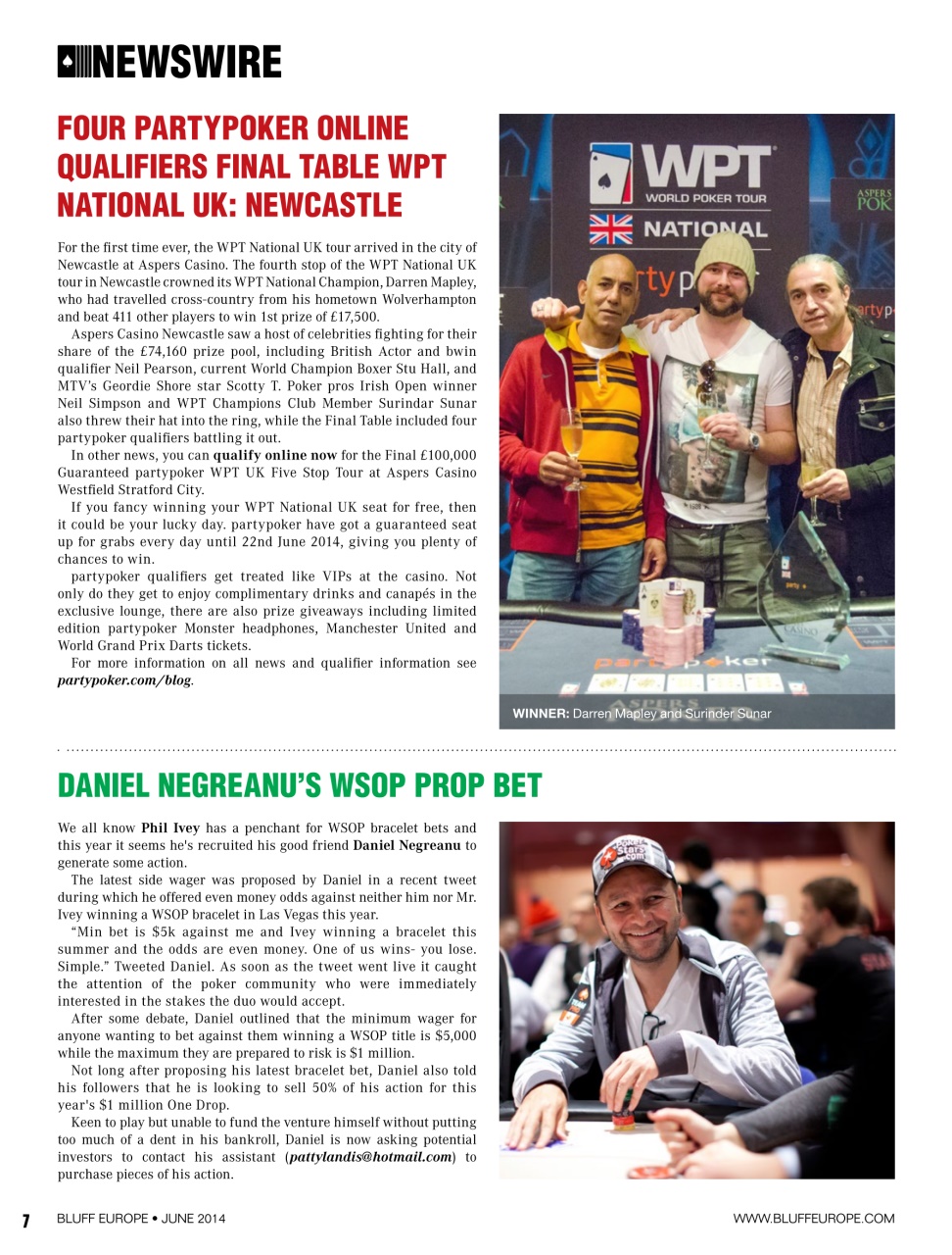Bluff Europe Preview Pages