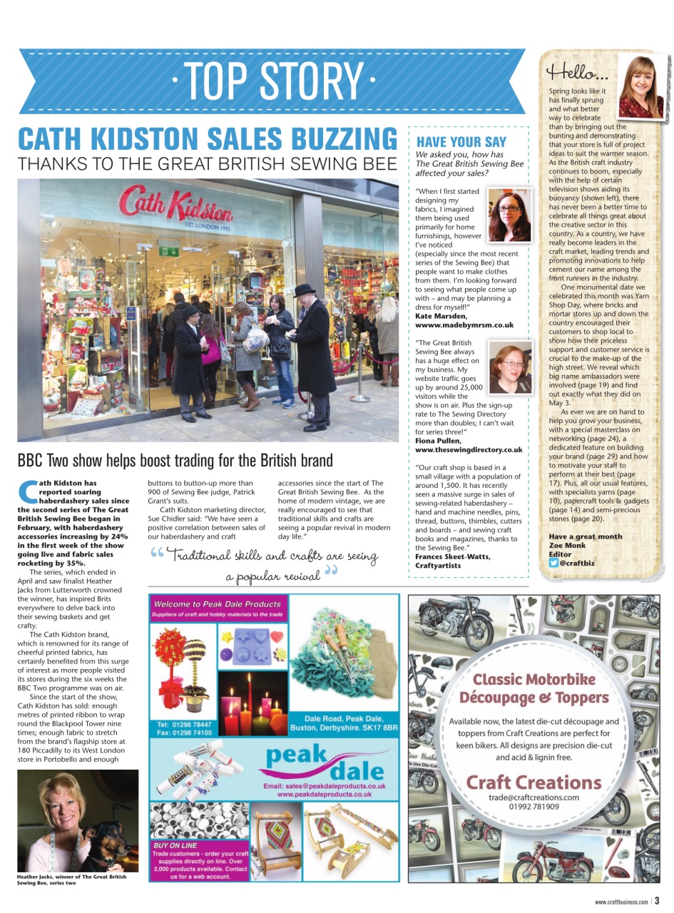 Craft Business Preview Pages