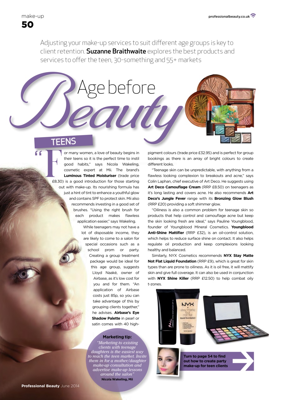 Professional Beauty Preview Pages