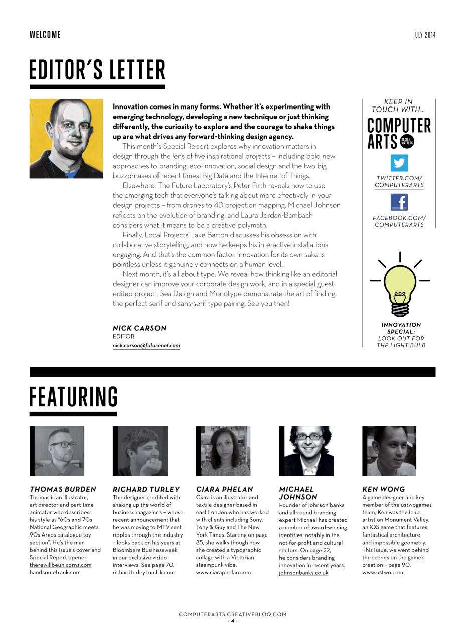 Computer Arts Preview Pages