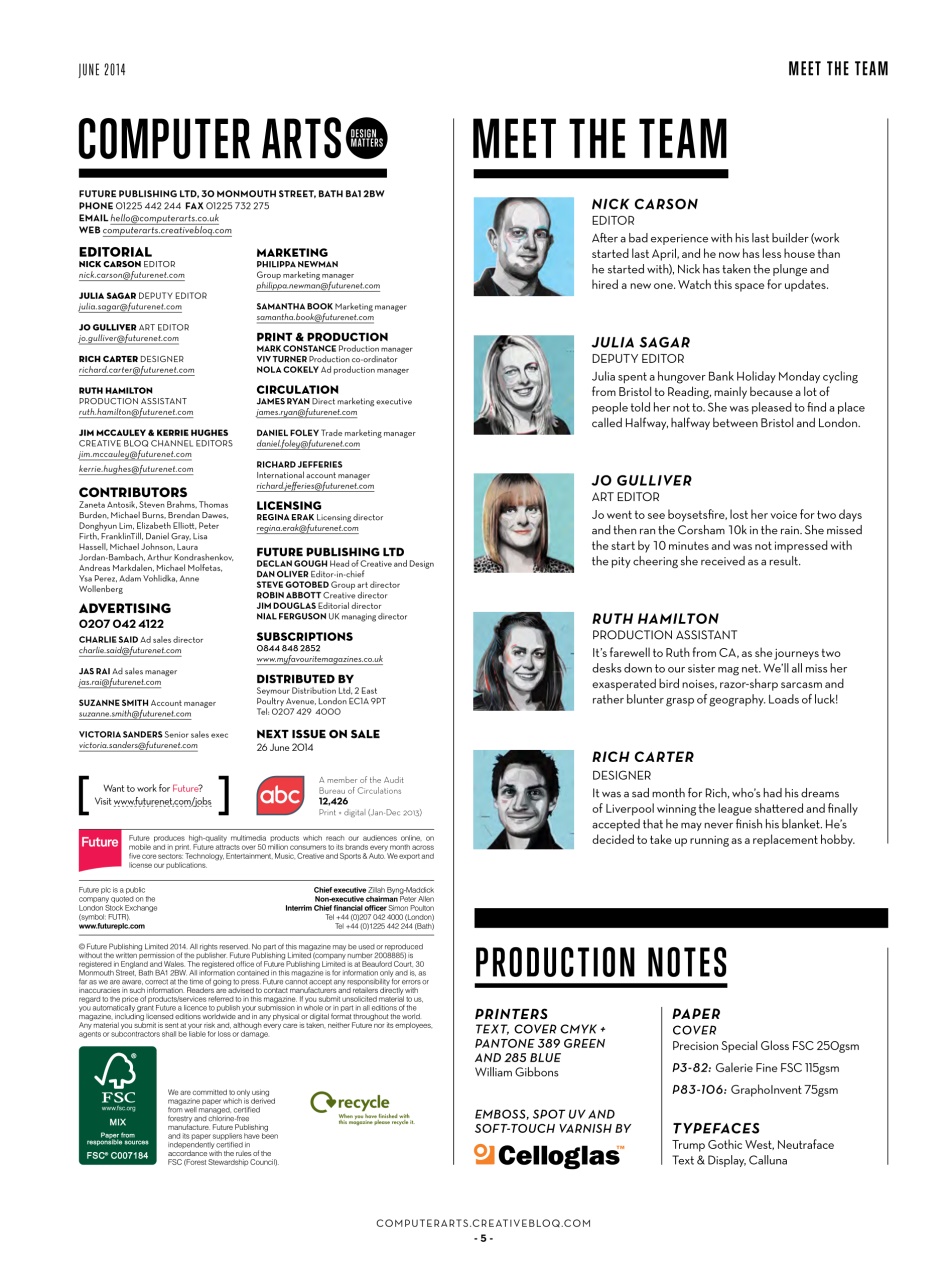 Computer Arts Preview Pages