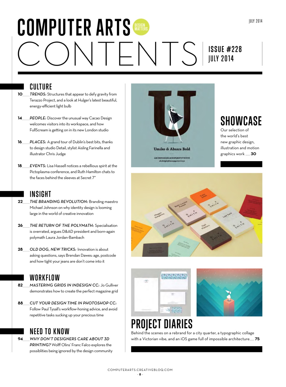 Computer Arts Preview Pages