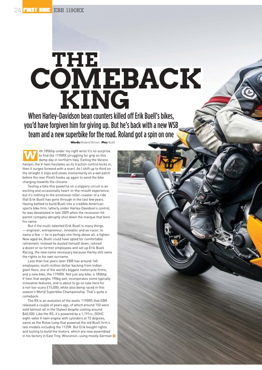Superbike Magazine Preview Pages