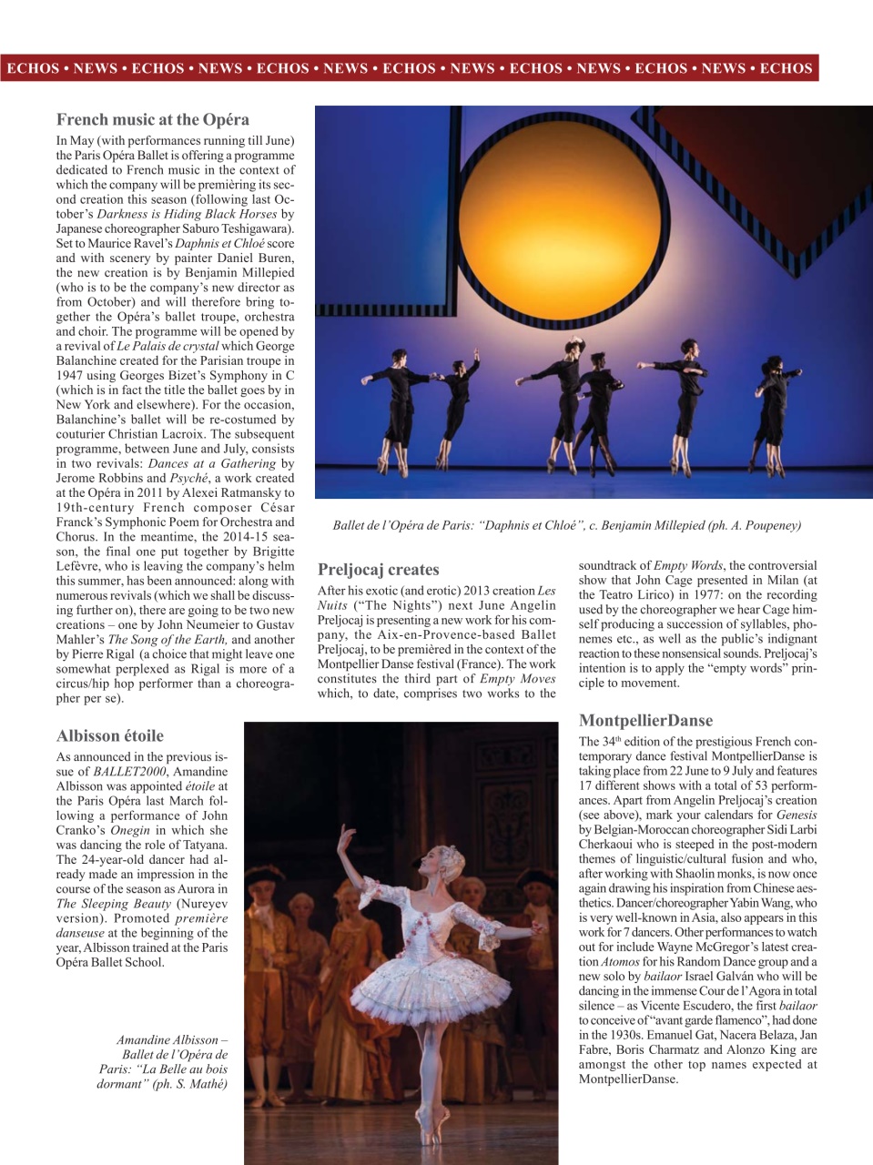 BALLET2000 English Edition Preview Pages