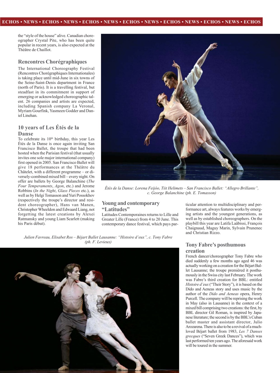 BALLET2000 English Edition Preview Pages