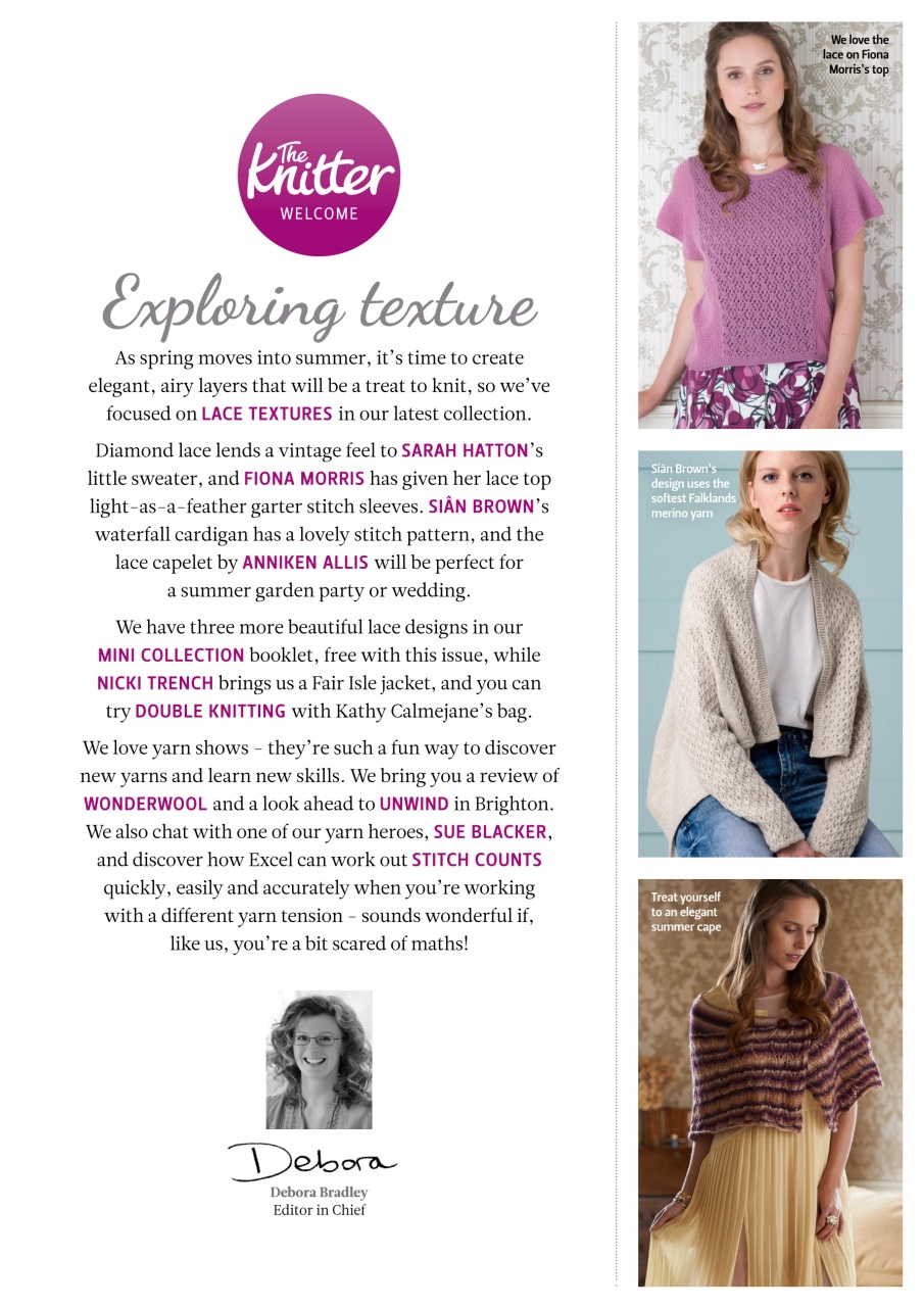 The Knitter Preview Pages