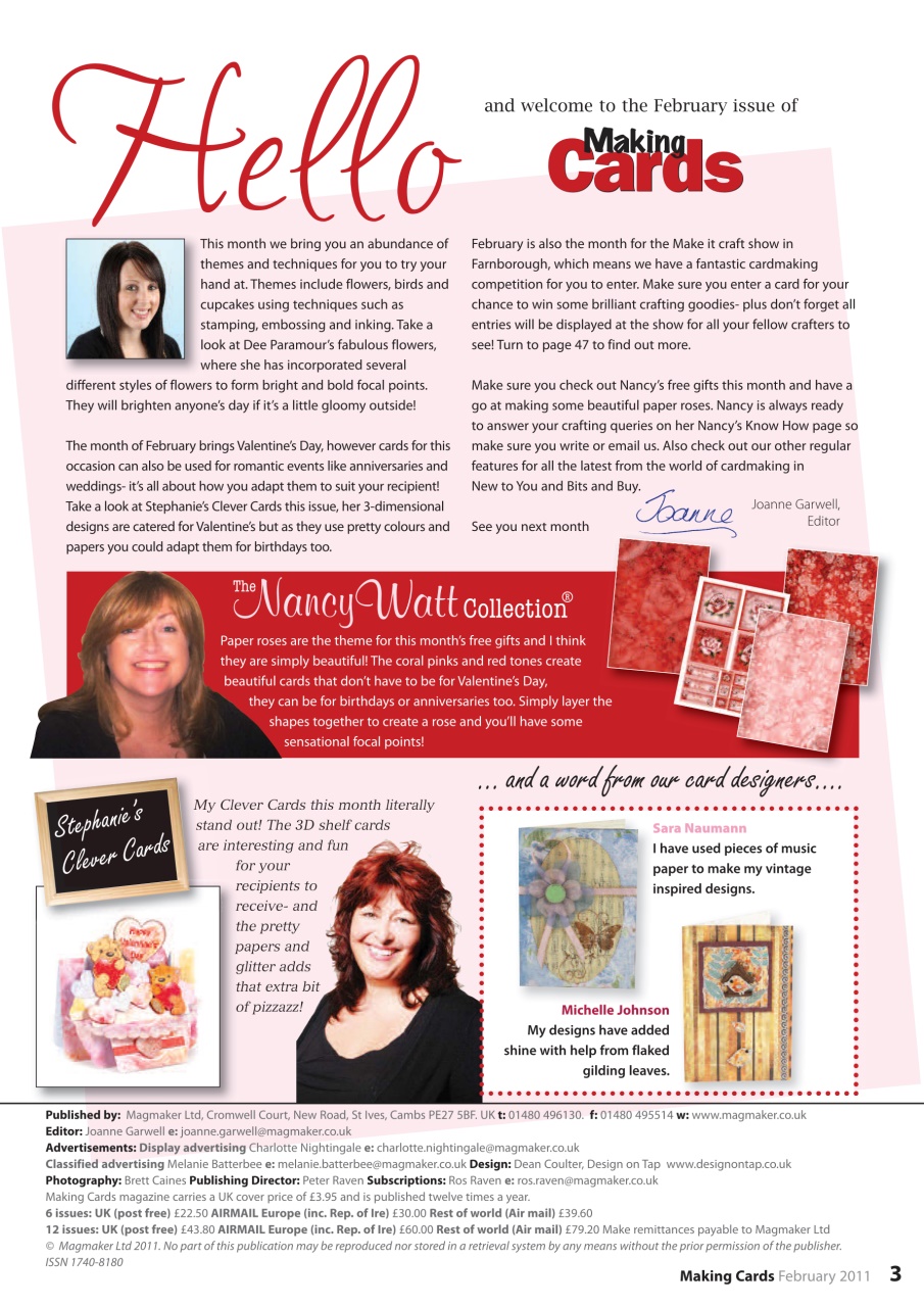 Making Cards & Papercraft Preview Pages