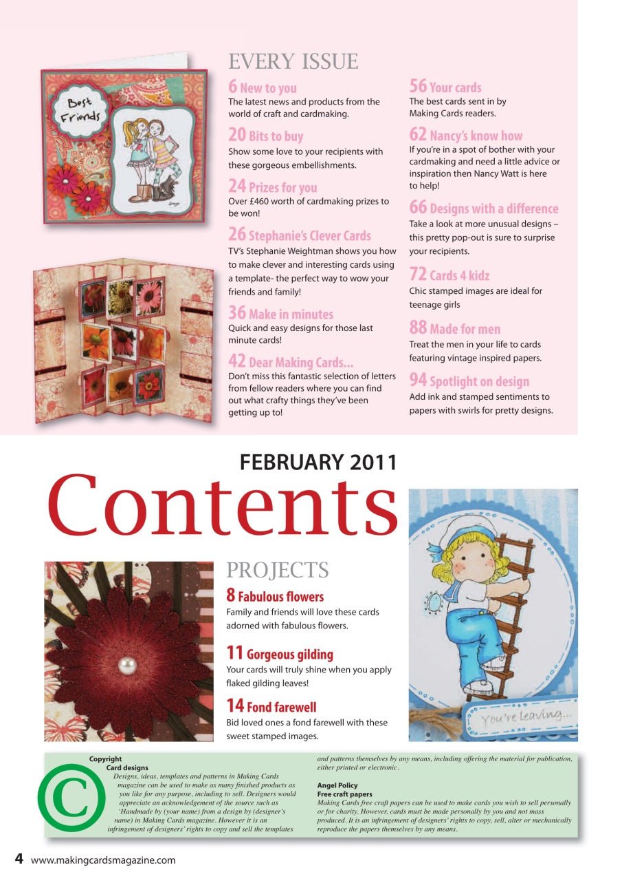 Making Cards & Papercraft Preview Pages