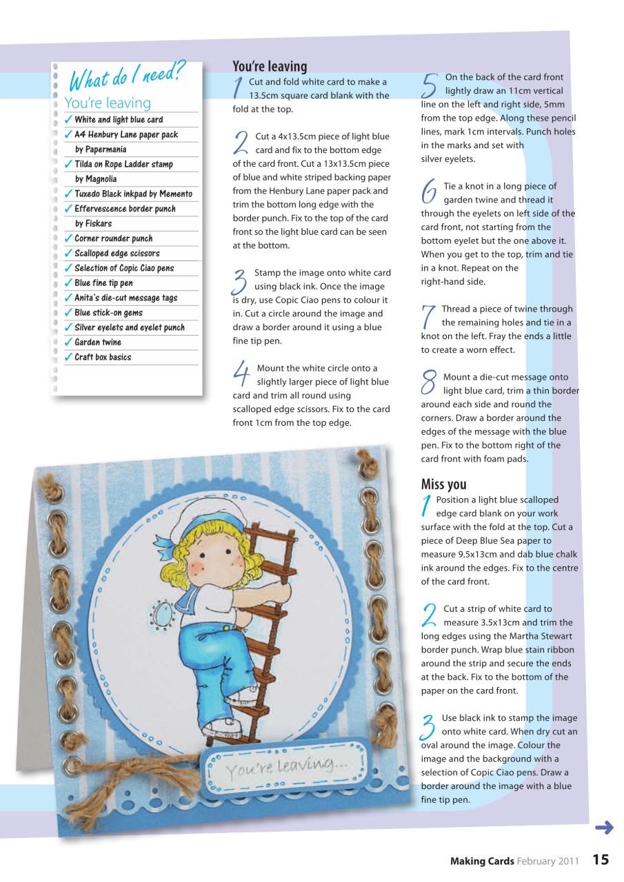 Making Cards & Papercraft Preview Pages