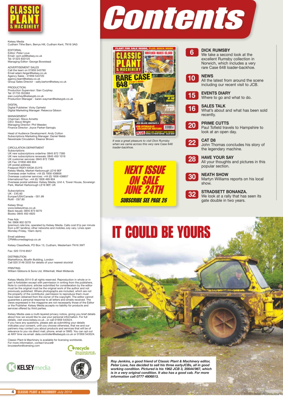 Classic Plant & Machinery Preview Pages