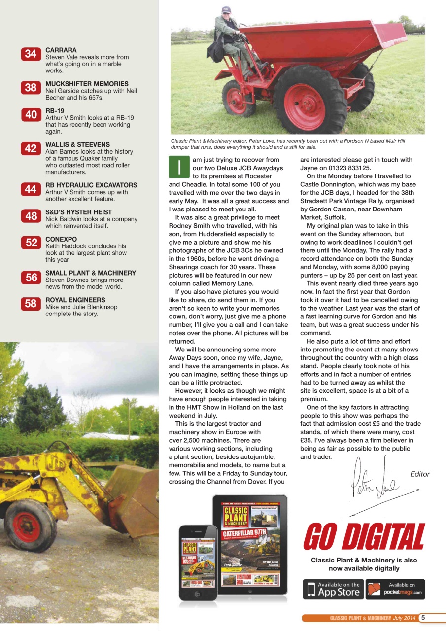 Classic Plant & Machinery Preview Pages