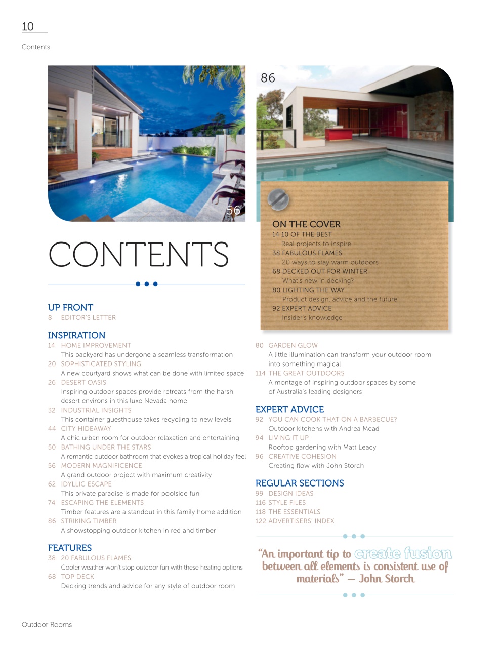 Outdoor Living Preview Pages