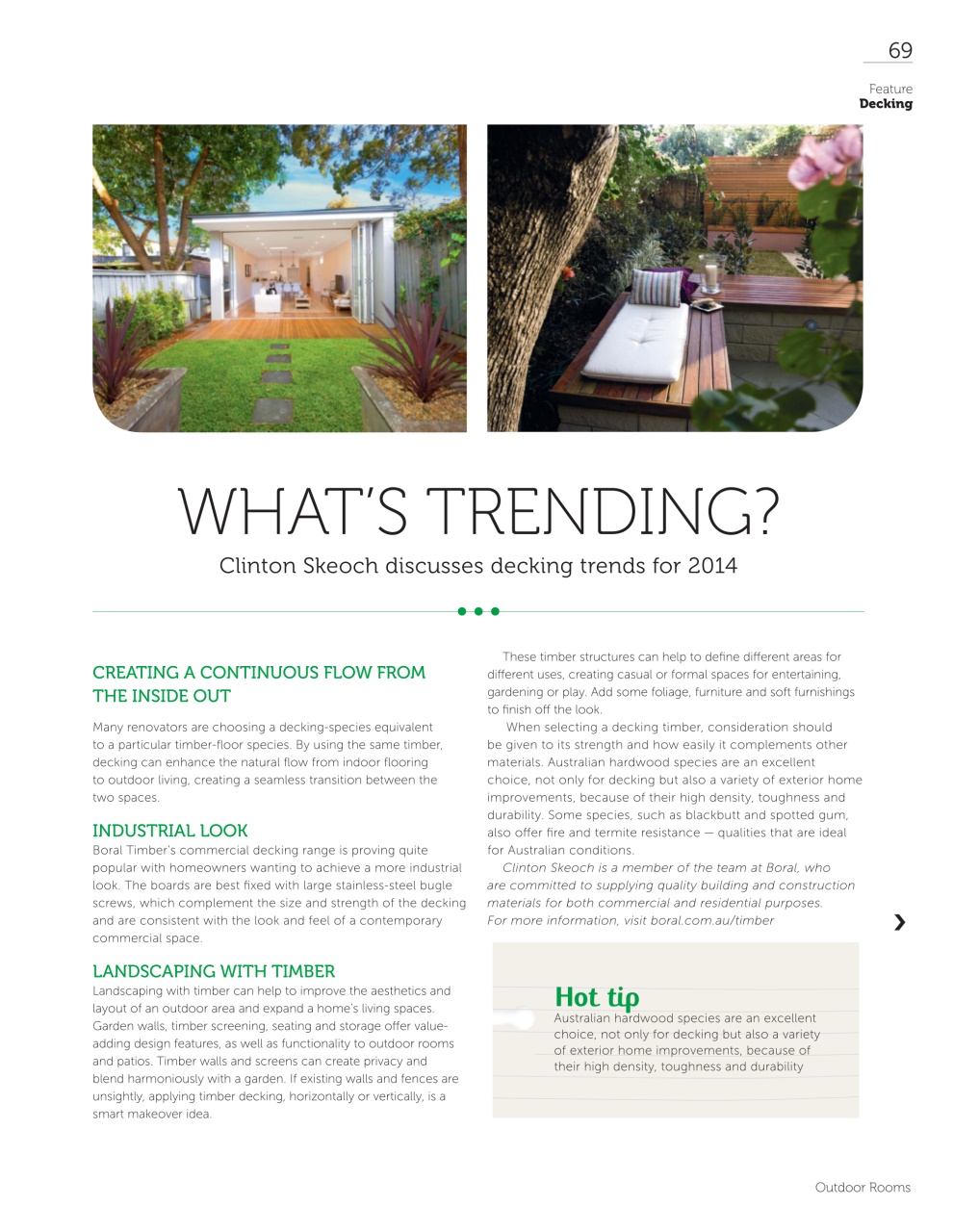 Outdoor Living Preview Pages