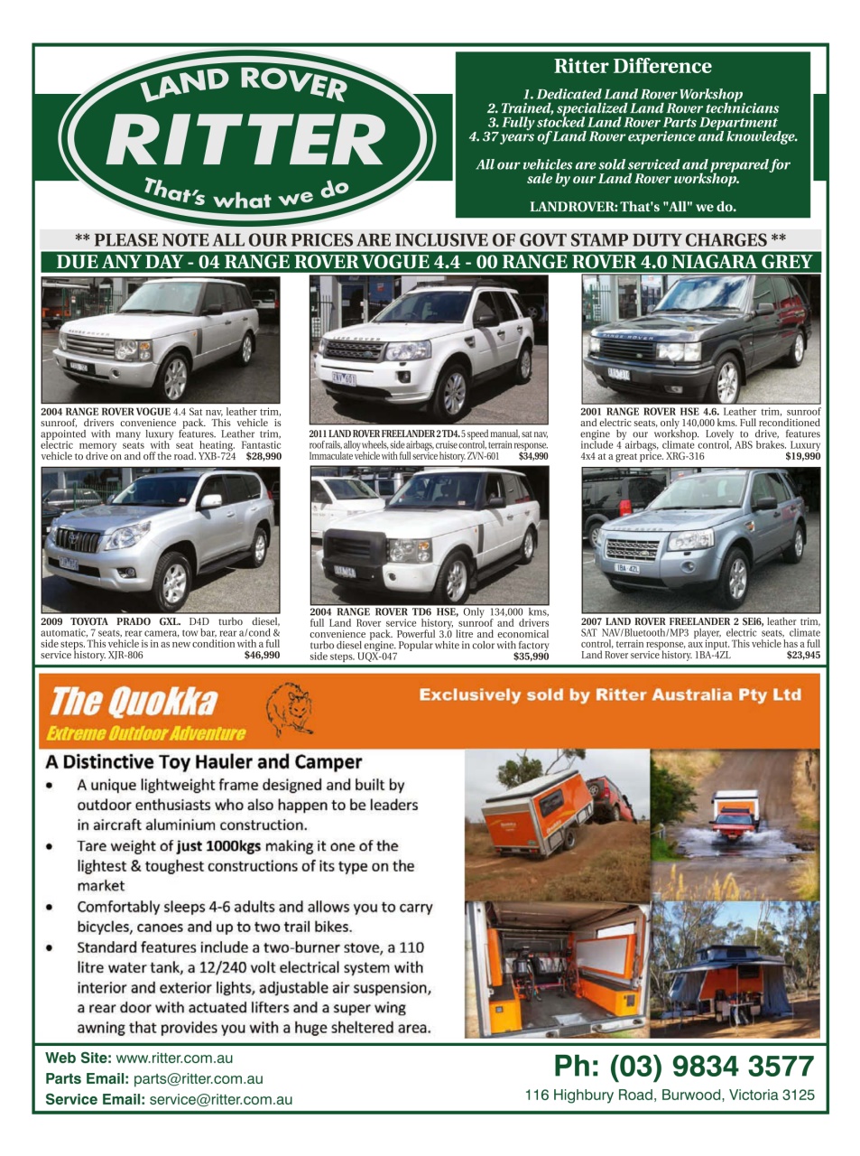 JUST 4X4S Preview Pages