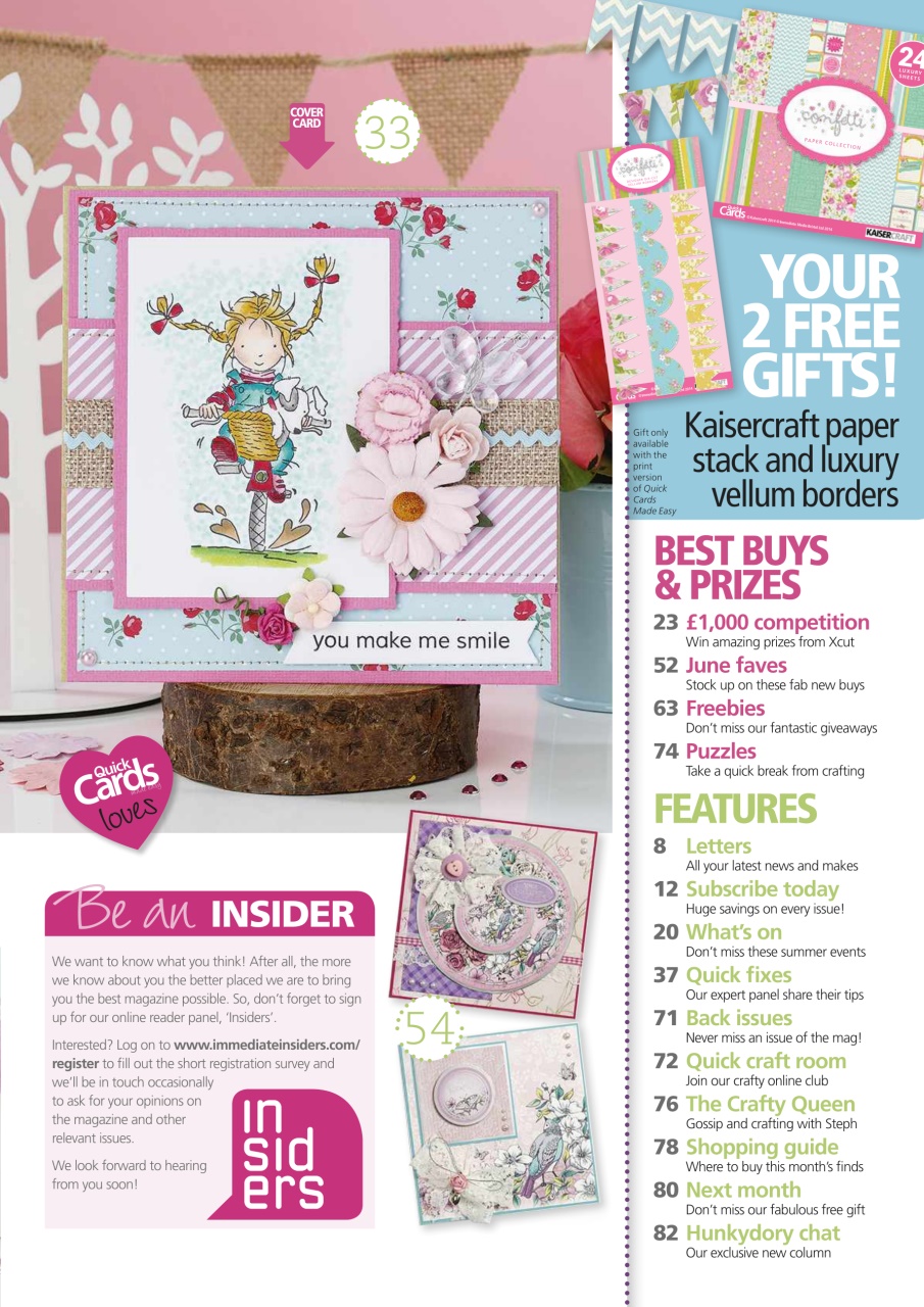 Quick Cards Made Easy Preview Pages