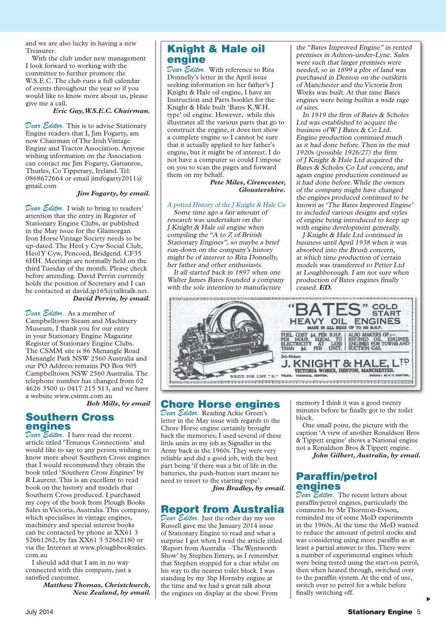 Stationary Engine Preview Pages