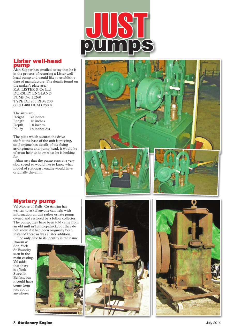 Stationary Engine Preview Pages