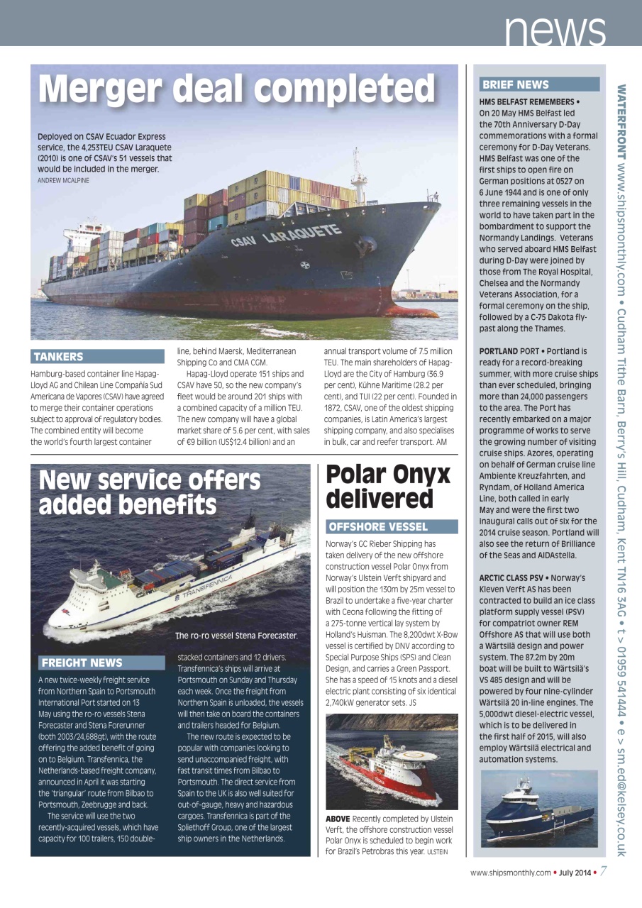 Ships Monthly Preview Pages