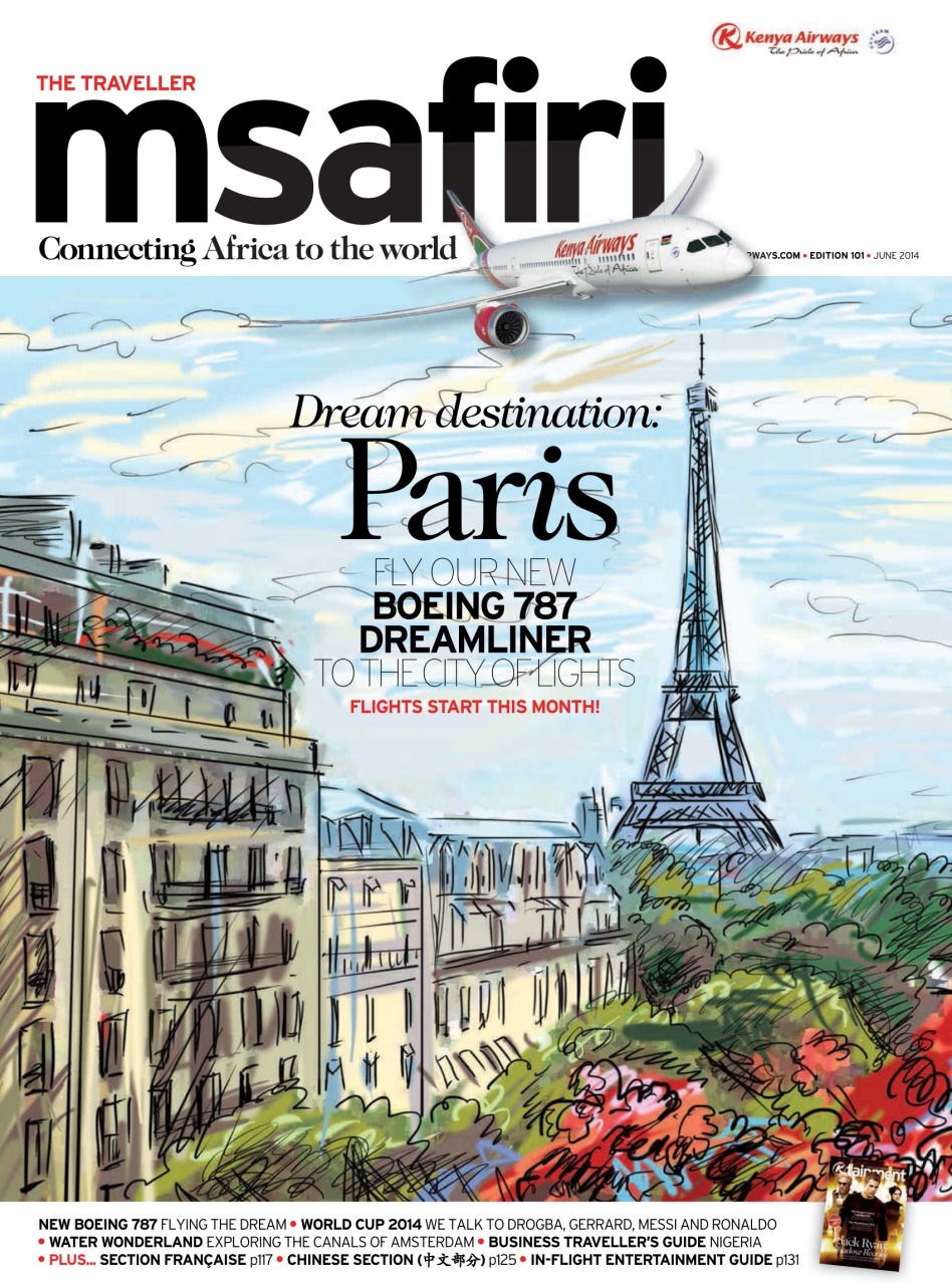 MSAFIRI – Kenya Airways Inflight Preview Pages