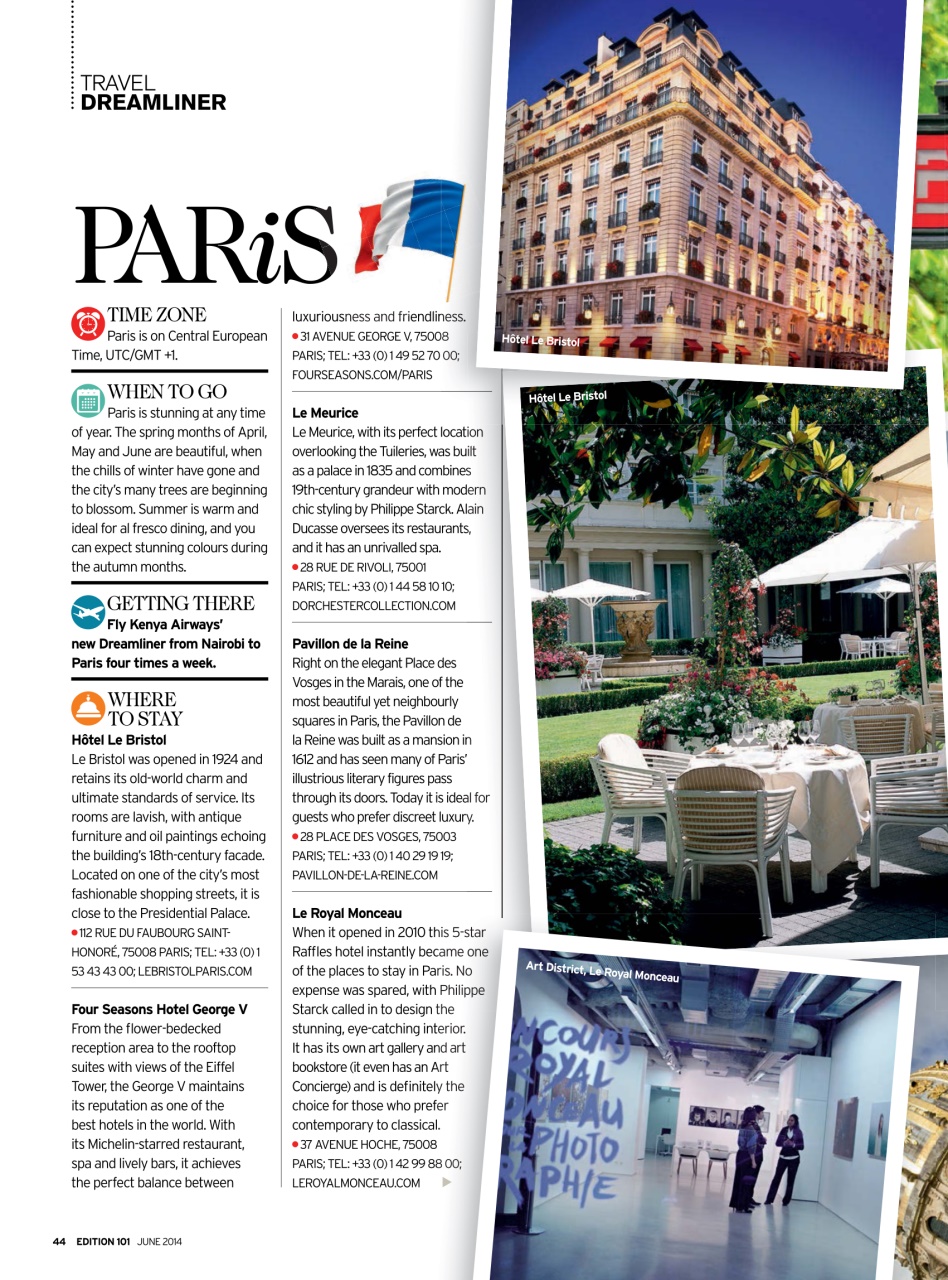 MSAFIRI – Kenya Airways Inflight Preview Pages