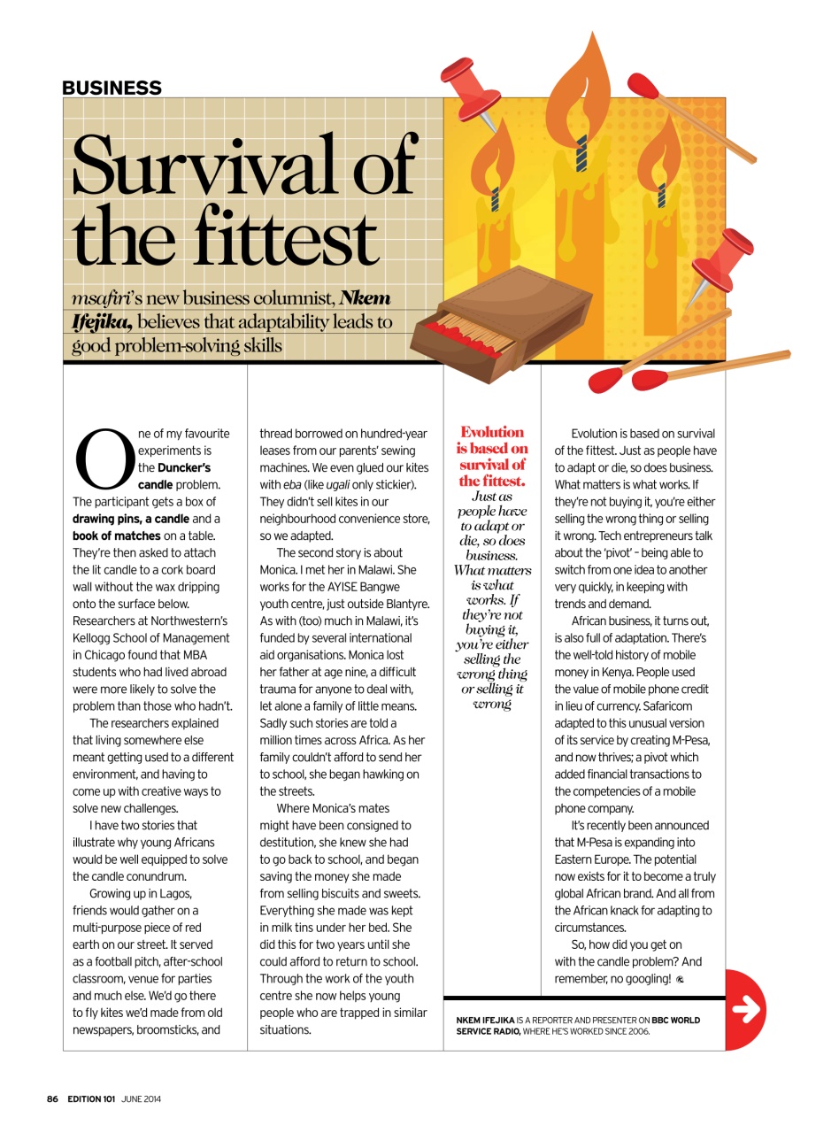 MSAFIRI – Kenya Airways Inflight Preview Pages